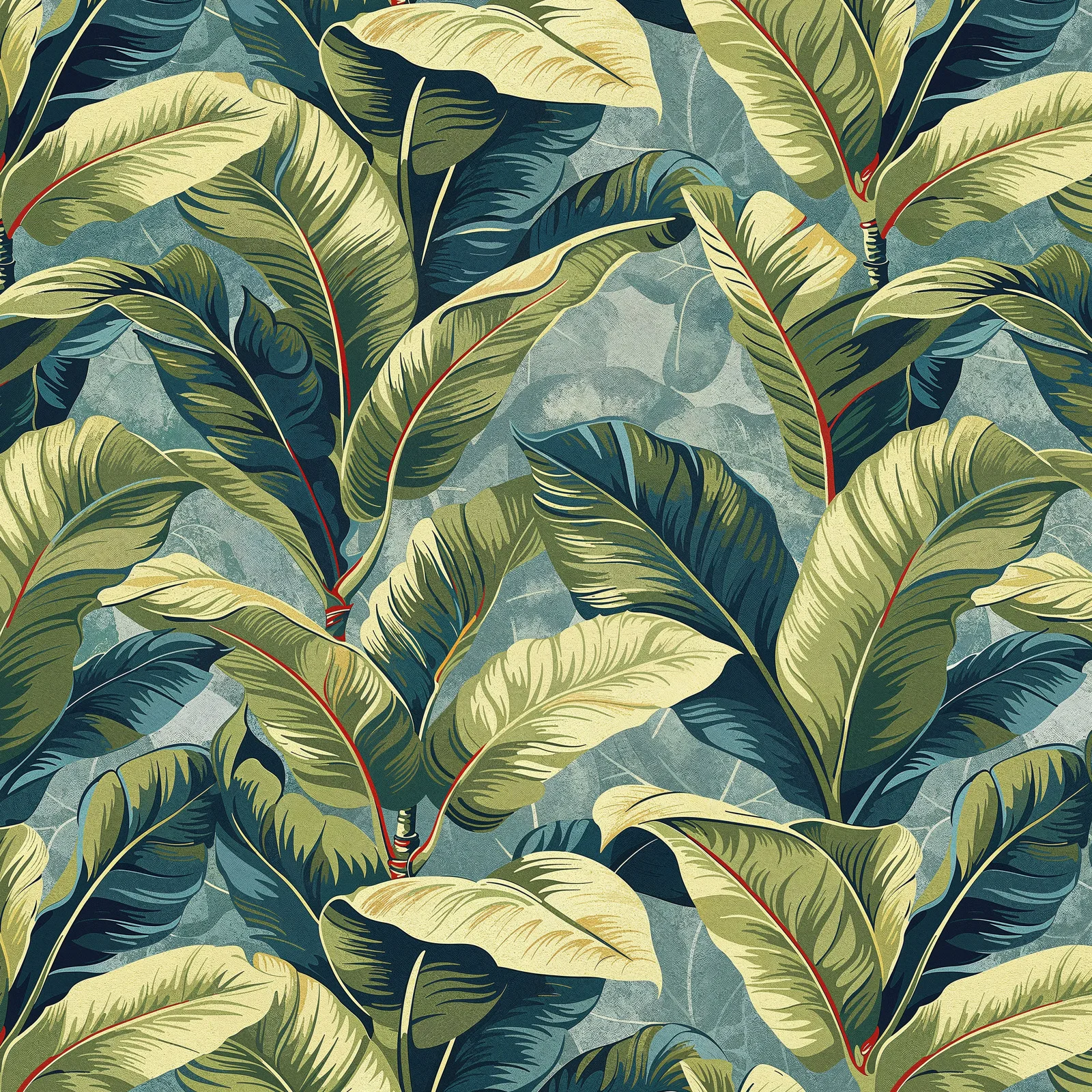 Banana Leaf artwork detail