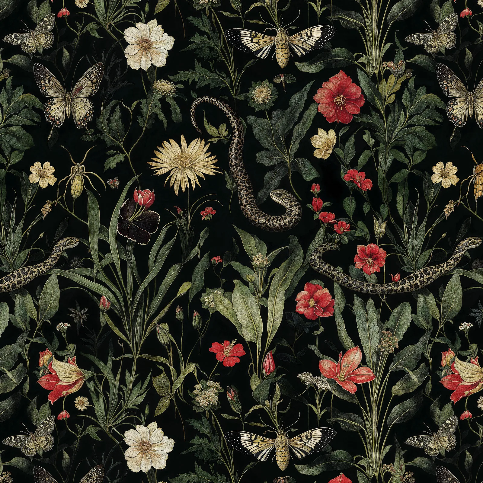 Serpent Garden artwork detail