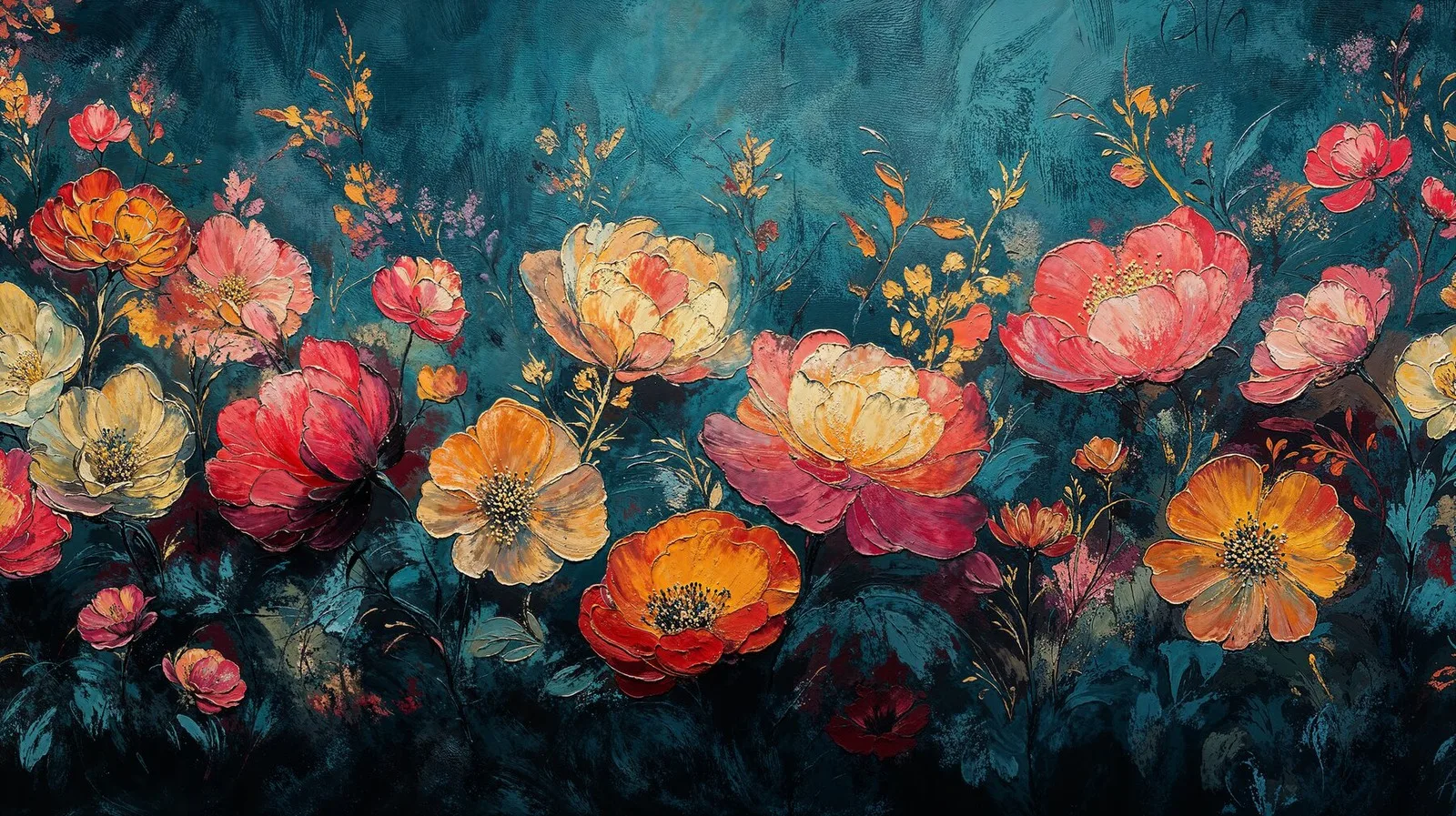 Dark Peony artwork detail