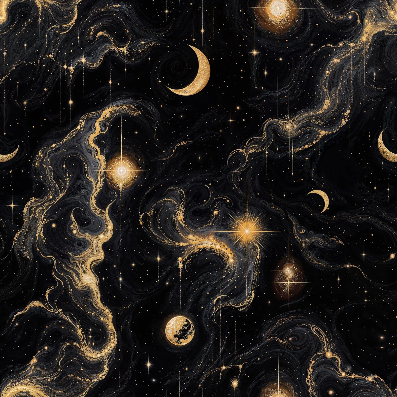 Celestial Night artwork detail