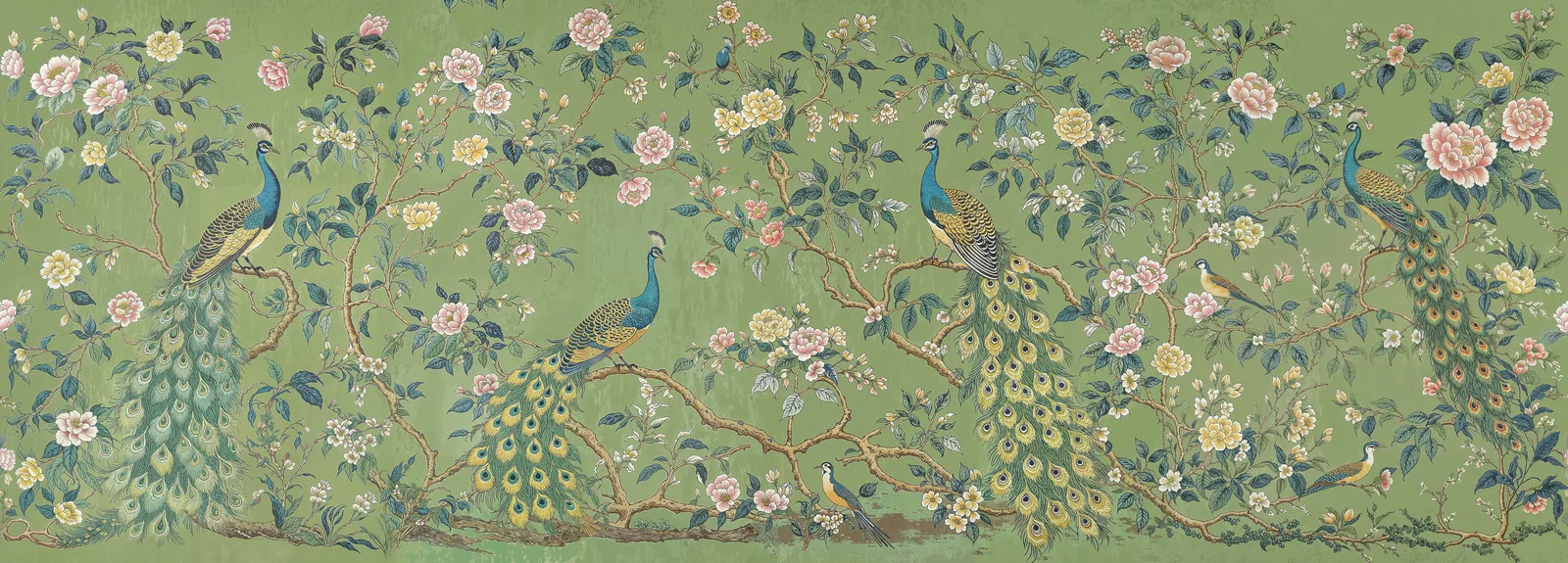 Peacock Green artwork detail