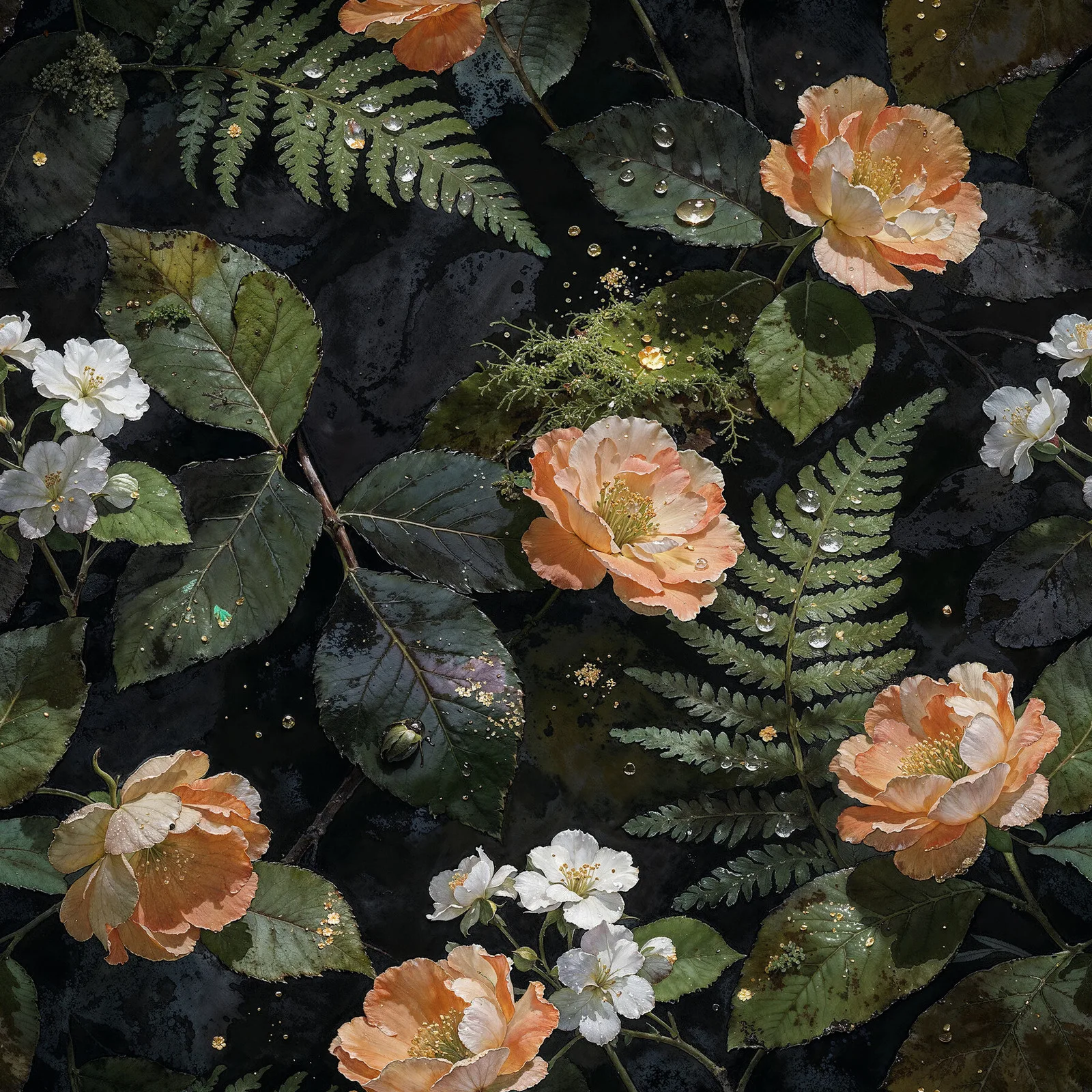 Midnight Rose artwork detail