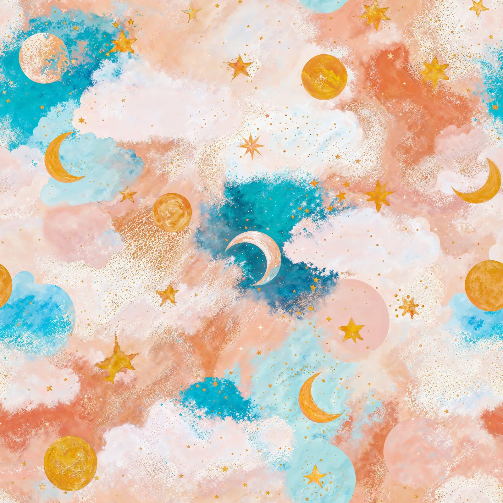 Sunset Petals artwork detail