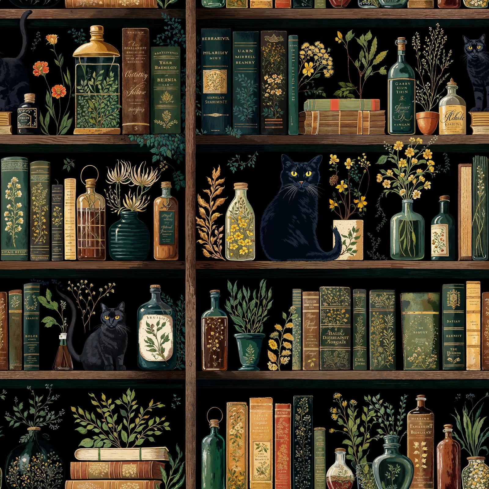 The Library artwork detail