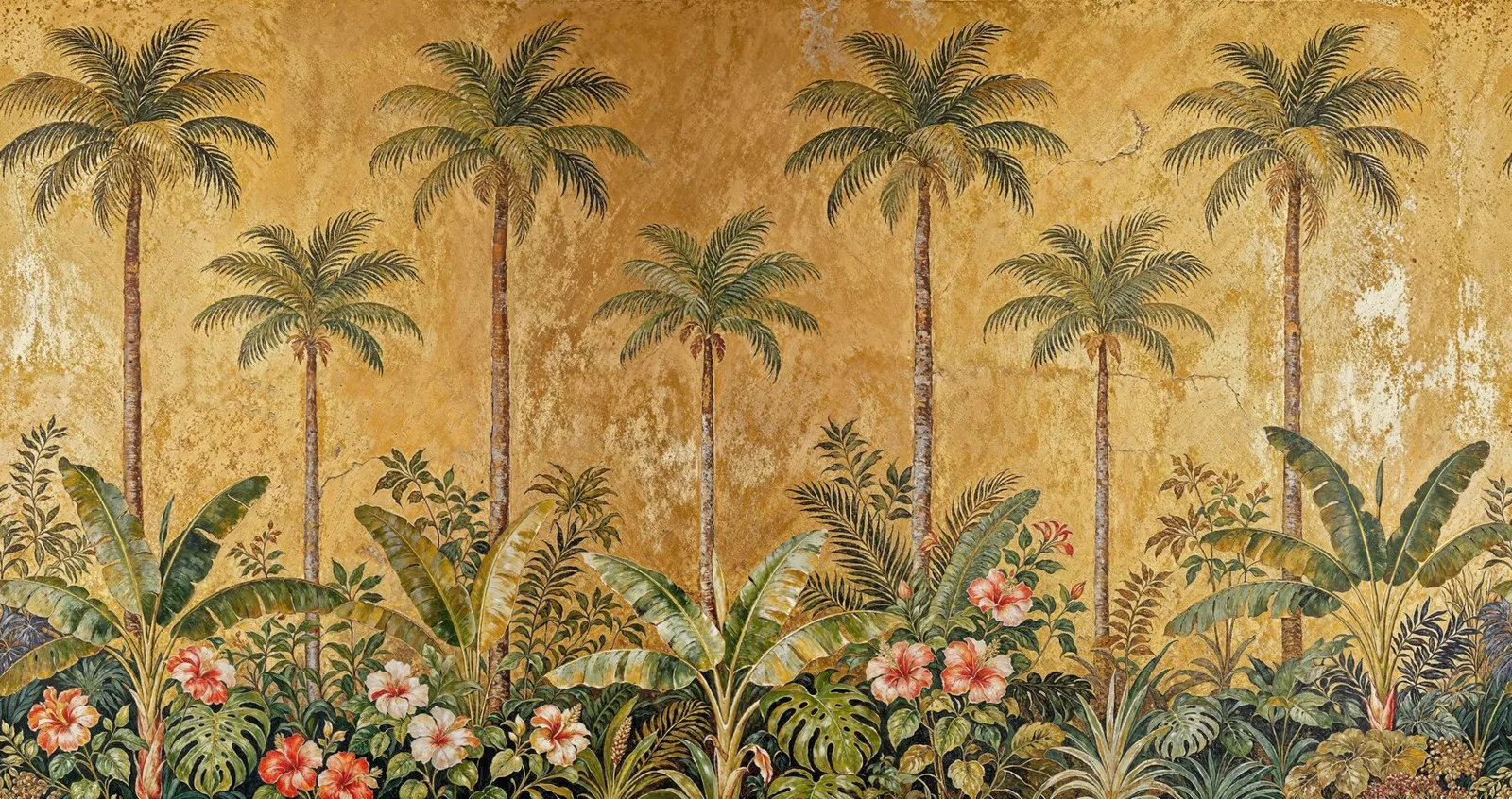 Golden Jungle artwork detail