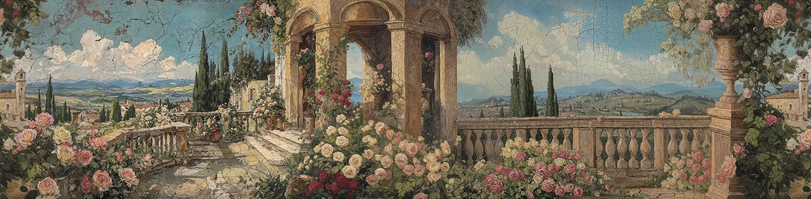 Roman Ruins artwork detail